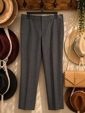 Louis Raphael charcoal Gray Dress Pants - Classic Tailored Trousers